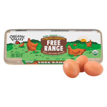 Picture of Organic Valley Large Free Range Brown Organic Eggs - 12ct