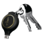 Picture of Atom 2+ Hours USB-C E-Charger Key Chain Black