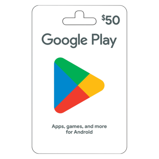 Picture of Blackhawk Google Play $50 Gift Card
