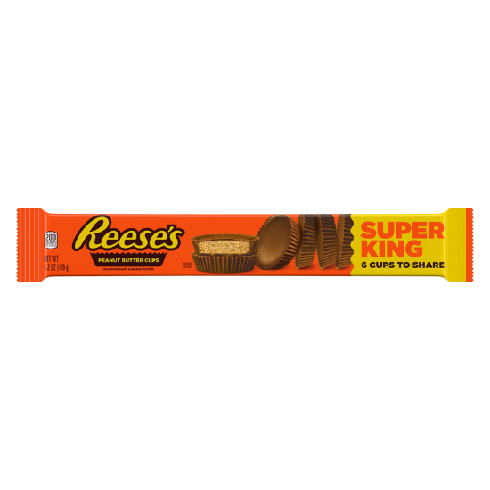 Picture of Reese's Milk Chocolate Peanut Butter Cups Super King Size 4.2oz