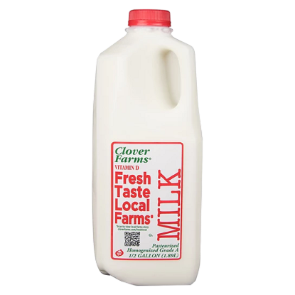 Picture of Clover Farms Whole Vitamin D Milk - 1/2 Gallon