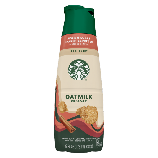 Picture of Starbucks Brown Sugar Shaken Espresso Inspired Oatmilk Creamer 28oz Btl