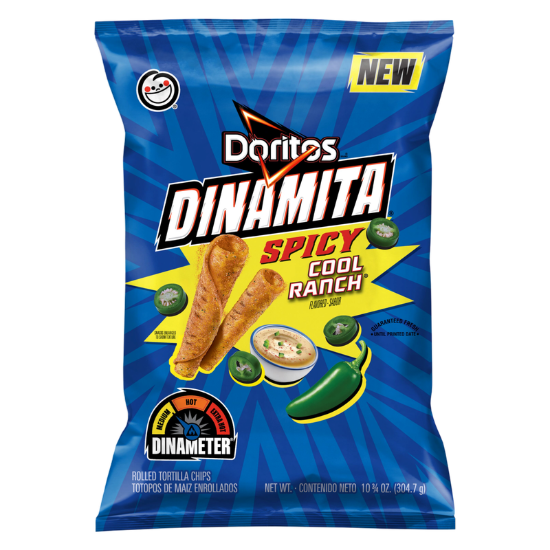 Picture of Doritos Dinamita Tortilla Chips Spicy Cool Ranch, 10.75oz