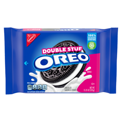 Picture of OREO Double Stuf Chocolate Sandwich Cookies 14.03oz