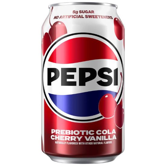 Picture of Pepsi Prebiotic Cola Cherry Vanilla 12oz Can