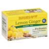 Picture of Bigelow Tea Lemon Ginger Plus Probiotic Caffeine Free Herbal Tea Bags 18ct Box