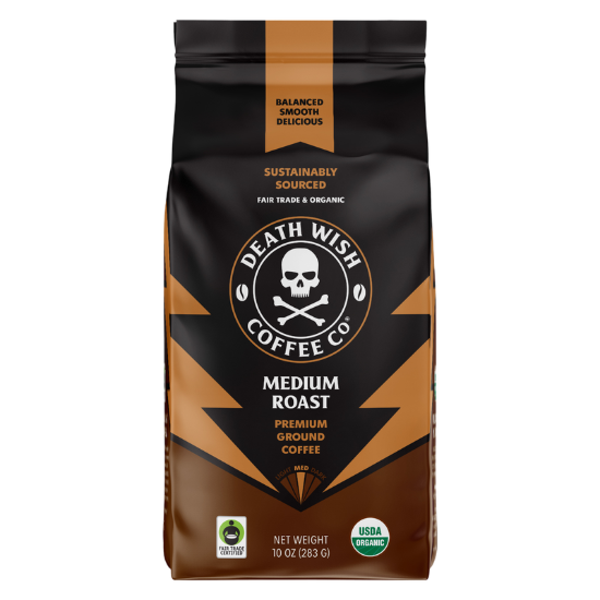 Picture of Death Wish Coffee Organic Medium Roast K-Cups 10ct Box