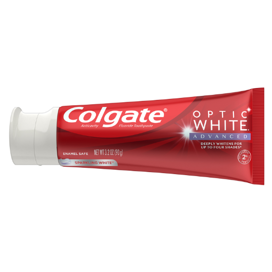 Picture of Colgate Optic White Advanced Teeth Whitening Sparkling White Toothpaste 3.2oz