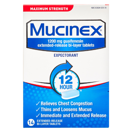 Picture of Mucinex SE Max Strength Extended Release Bi-Layer Tablets 14ct