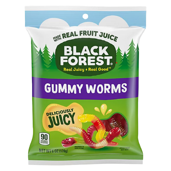 Picture of Black Forest Gummy Worms, 6oz