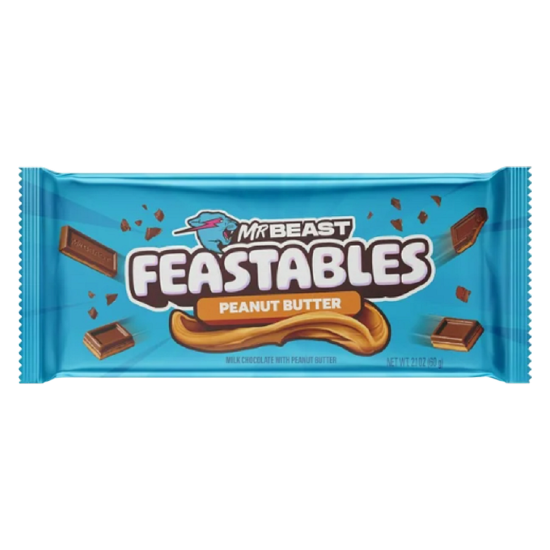 Picture of Feastables Peanut Butter Milk Chocolate Bar, 2.1 oz
