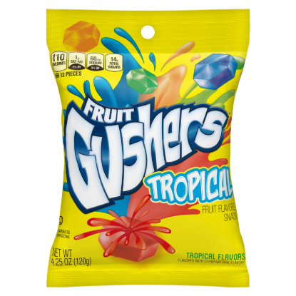 Picture of Fruit Gushers Tropical 4.25oz