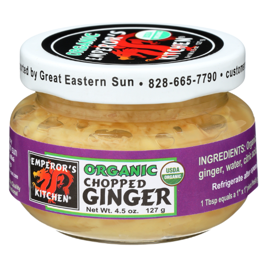 Picture of Emperor's Kitchen Organic Chopped Ginger 4.5oz