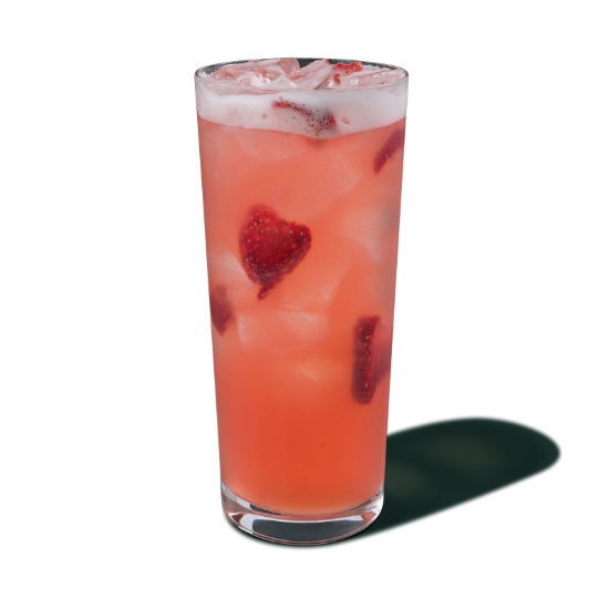 Picture of Strawberry Açaí Lemonade Starbucks Refreshers® Beverage