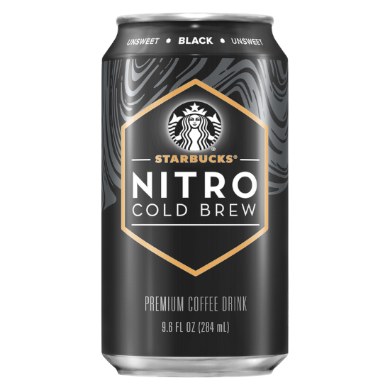 Picture of Starbucks Unsweetened Nitro Iced Coffee 9.6oz Can