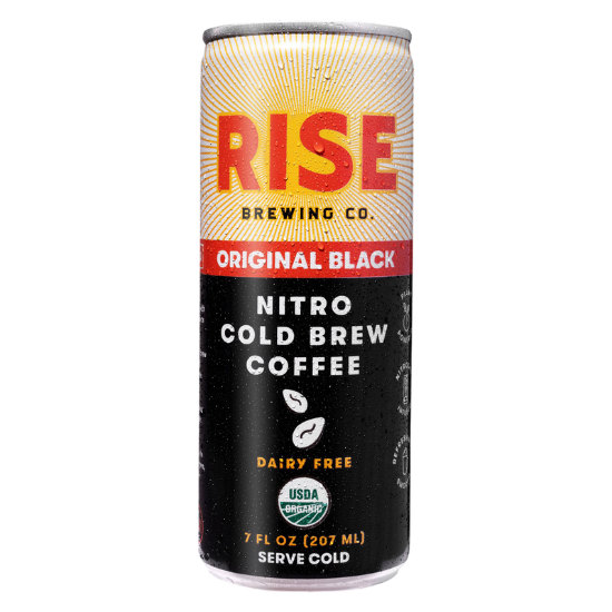 Picture of RISE Brewing Co. Original Black Nitro Cold Brew Coffee 7oz Can