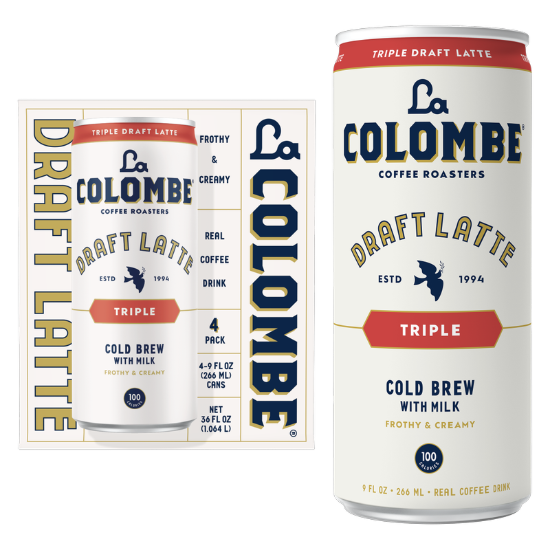 Picture of La Colombe Triple Draft Latte 4pk 9oz Can
