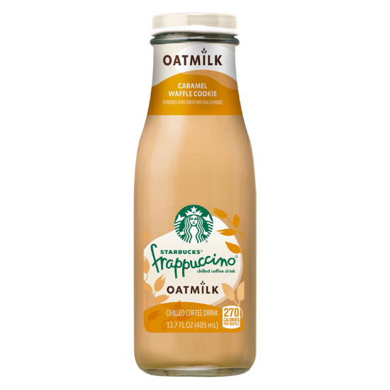 Picture of Starbucks Frappuccino Chilled Coffee Drink Oatmilk Caramel Waffle Cookie 13.7oz Btl