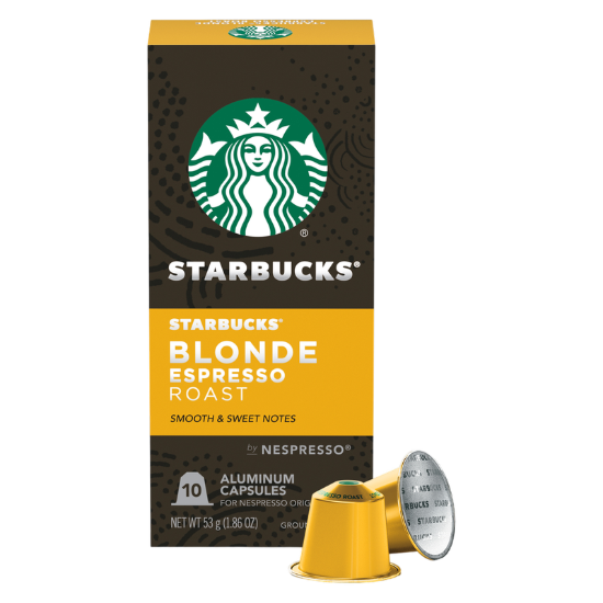 Picture of Nespresso Starbucks Blonde Espresso Roast 10ct 2.01oz Capsules