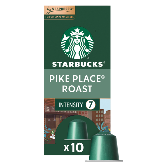 Picture of Nespresso Starbucks Pike Place Roast Capsules 10ct 1.86oz Capsules