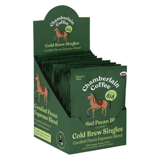 Picture of Chamberlain Coffee Candied Pecan Dark Roast 10pk Limited Edition Inspired By 818 Tequila