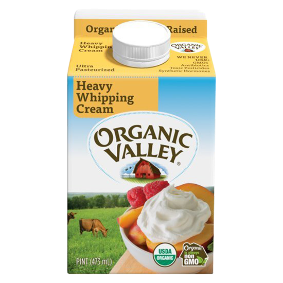 Picture of Organic Valley Heavy Whipping Cream 1 Pt.