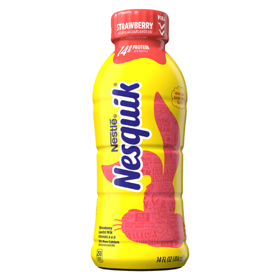 Picture of Nesquik Strawberry Milk 14oz Btl