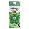 Picture of Organic Valley Fat Free Milk 1/2 Gallon CA