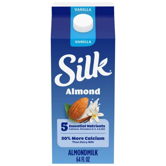 Picture of Silk Vanilla Almond Milk 1/2 Gallon