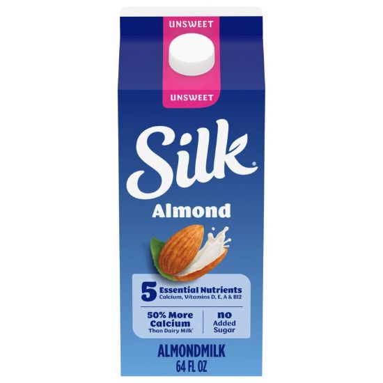 Picture of Silk Unsweetened Almond Milk 1/2 Gallon