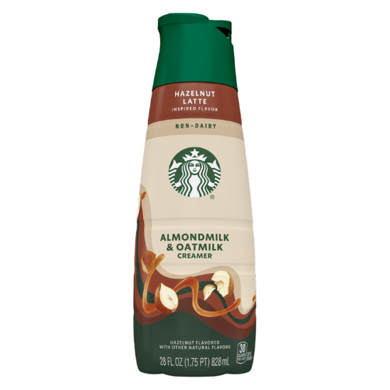 Picture of Starbucks Hazelnut Oat Milk Creamer 28oz Btl