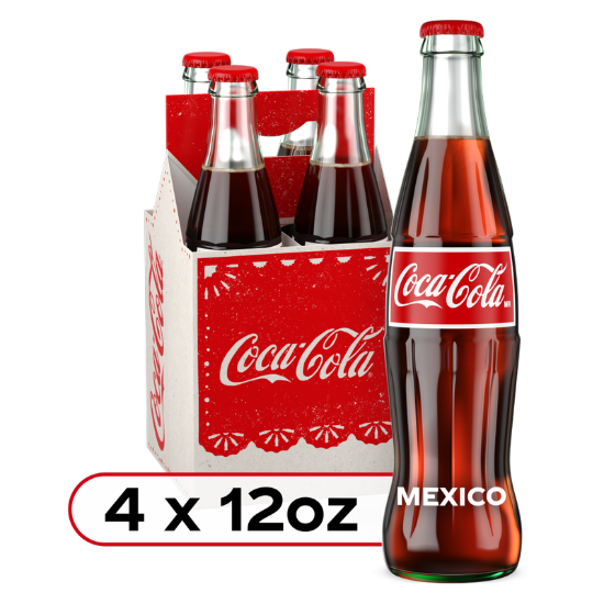 Picture of Mexican Coca-Cola 4pk 12oz Btl- XL