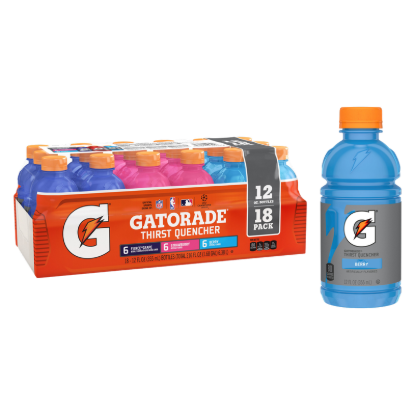 Picture of Gatorade Variety Pack 18pk 12oz Btl