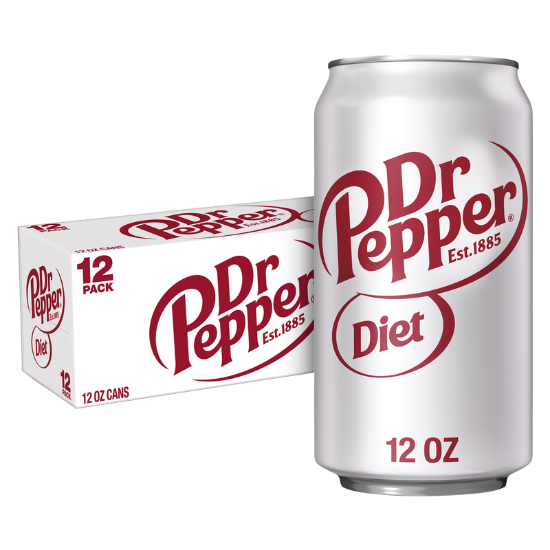 Picture of Diet Dr Pepper 12pk 12oz Can