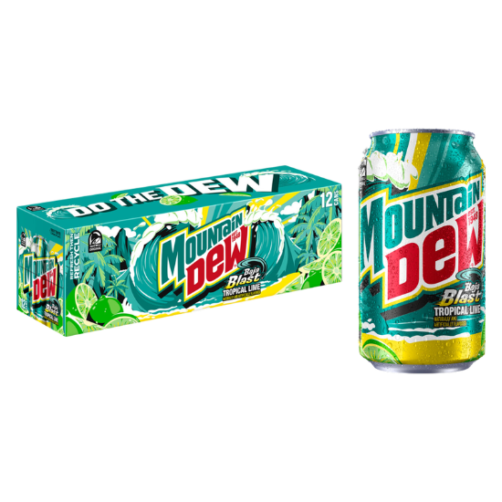 Picture of Mountain Dew Baja Blast 12pk 12oz Can