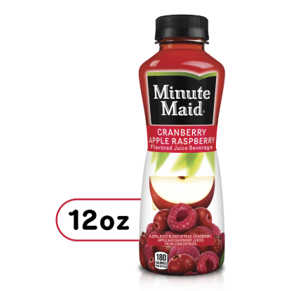 Picture of Minute Maid Cranberry Apple Raspberry Juice 12oz Btl