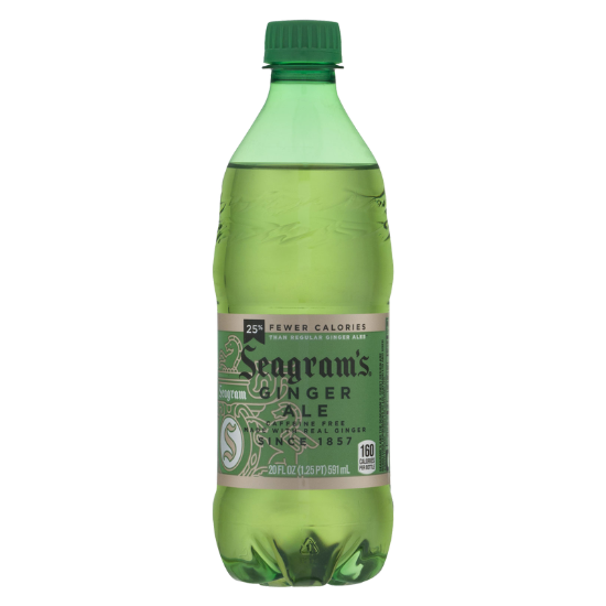 Picture of Seagram's Ginger Ale Soda 20oz Btl