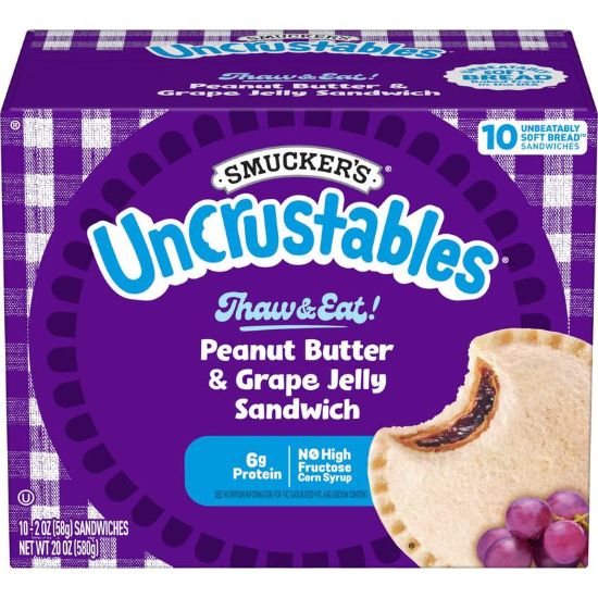Picture of Smucker's Frozen Uncrustables PB & Grape 10ct