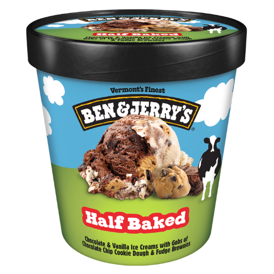Picture of Ben & Jerry's Half Baked Ice Cream Pint