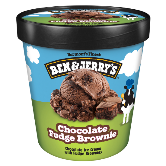 Picture of Ben & Jerry's Chocolate Fudge Brownie Ice Cream Pint