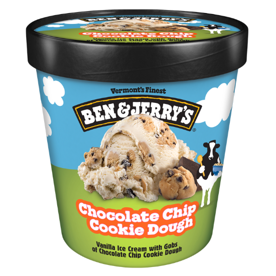 Picture of Ben & Jerry's Chocolate Chip Cookie Dough Ice Cream Pint