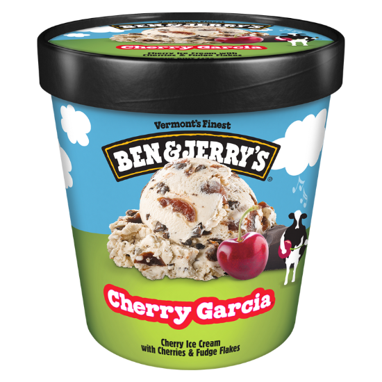 Picture of Ben & Jerry's Cherry Garcia Ice Cream Pint