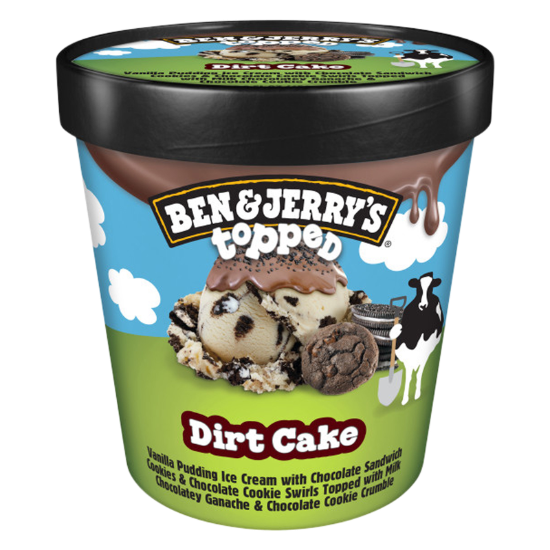 Picture of Ben & Jerry's Dirt Cake Topped Ice Cream Pint