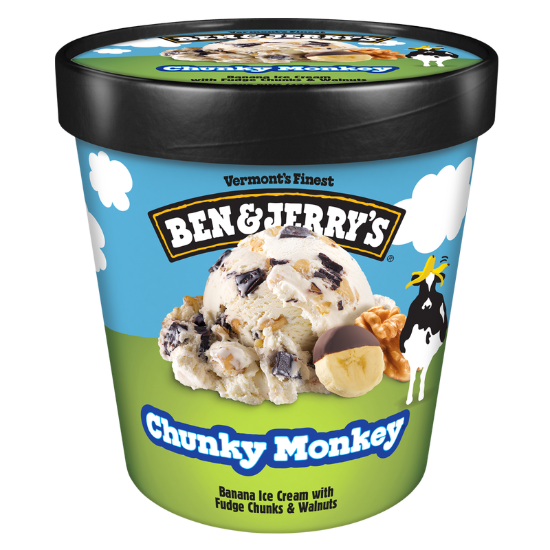 Picture of Ben & Jerry's Chunky Monkey Ice Cream Pint