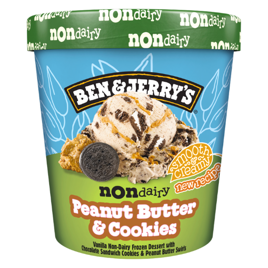 Picture of Ben & Jerry's Non-Dairy P.B. & Cookies Pint Dessert Pint