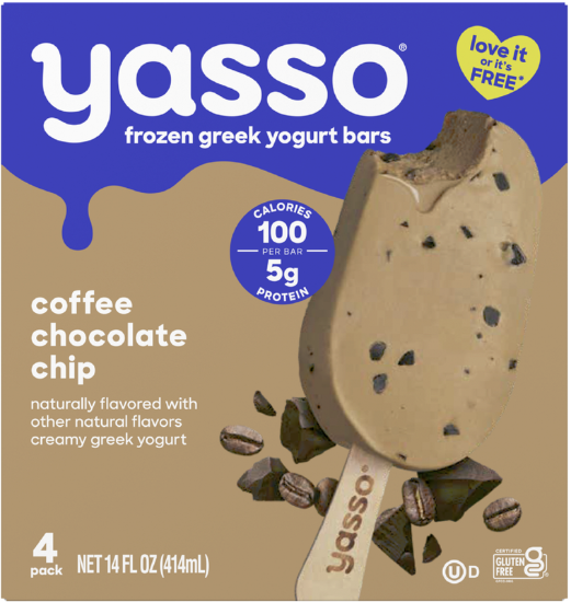 Picture of Yasso Coffee Chocolate Chip Bars 4ct