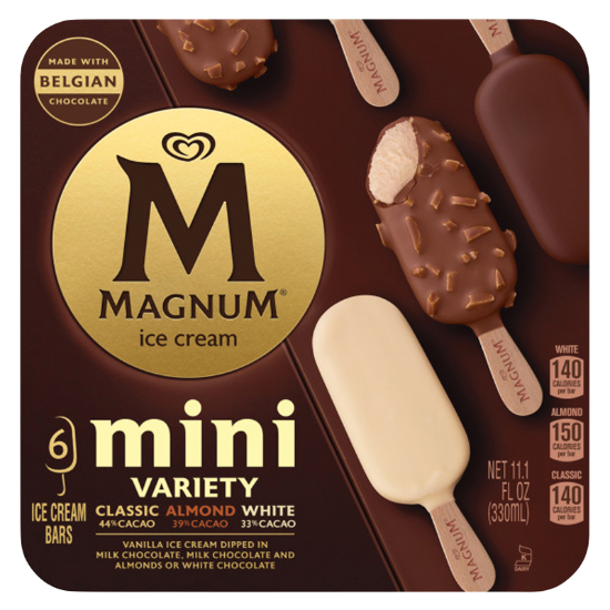 Picture of Magnum Mini Variety Classic, Almond, White Ice Cream Bars 6ct