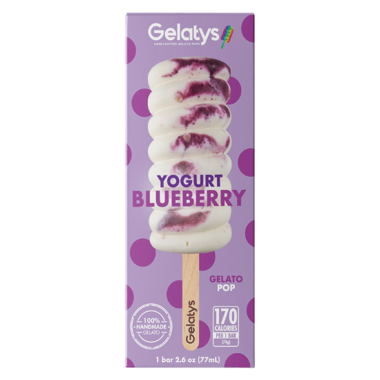 Picture of Gelatys Yogurt Blueberry Pop 2.6oz Bar