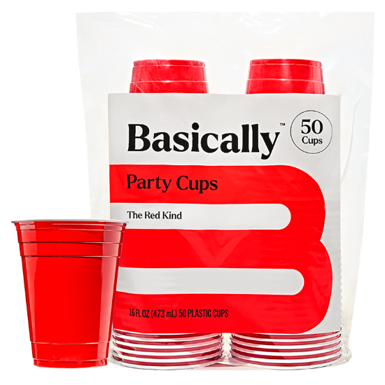 Picture of Basically 50ct Red Party Cups