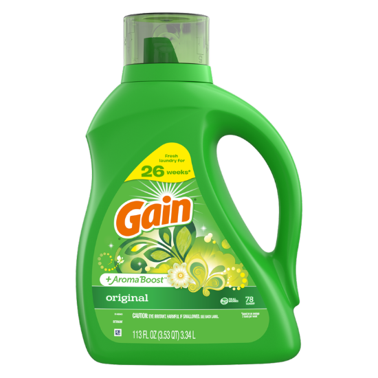 Picture of Gain Liquid Laundry Detergent Original Scent 113oz
